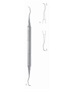 Gracey Standard Scalers 17.5Cm Hollow Handle, Incisors, Universal Fig 1/2 8 Mm (Q-084-01)