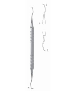 Gracey Standard Scalers 17.5Cm Hollow Handle, Incisors, Premolars, Universal Fig 5/6 8 Mm (Q-086-05)