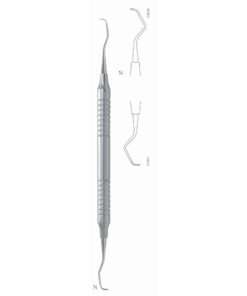 Gracey Standard Scalers 17.5Cm Hollow Handle, Premolars, Molars, Lingual/Buccal Fig 9/10 8 Mm (Q-088-09)
