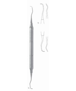 Gracey Standard Scalers 17.5Cm Hollow Handle, Premolars, Molars, Distal Fig 13/14 8 Mm (Q-090-13)