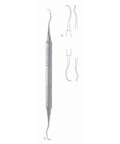 Gracey Standard Scalers 17.5Cm Hollow Handle, Premolars, Molars, Mesial Fig 15/16 8 Mm (Q-091-15)