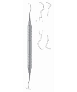 Gracey Standard Scalers 17.5Cm Hollow Handle, Premolars, Molars, Distal Fig 17/18 8 Mm (Q-092-17)