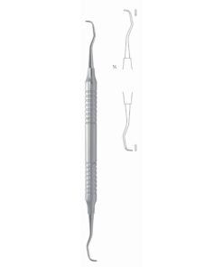 Gracey Rigid Scalers 17.5Cm Hollow Handle Fig 3/4 8 Mm Incisors, Premolars, Universal, Extra Rigid, For Stubborn Dental Plaque (Q-094-03)