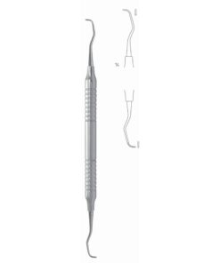 Gracey Rigid Scalers 17.5Cm Hollow Handle Fig 5/6 8 Mm Incisors, Premolars, Universal, Extra Rigid, For Stubborn Dental Plaque (Q-095-05)