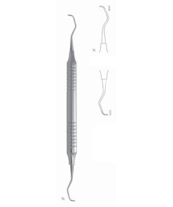 Big Gracey Scalers 17.5Cm Hollow Handle, Premolars, Molars, Lingual, Buccal Fig 7/8 10 Mm (Q-105-07)
