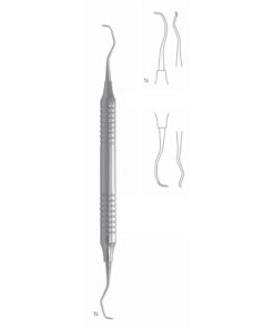 Big Gracey Scalers 17.5Cm Hollow Handle, Premolars, Molars, Mesial Fig 15/16 10 Mm (Q-109-15)