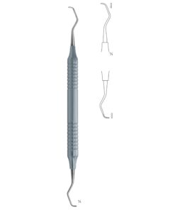 Scalers Ti 17.5Cm Handle,Titanium, Hollow Handle Fig 7/8 10 Mm Premolars, Molars, Lingual/Buccal (Q-122-07)