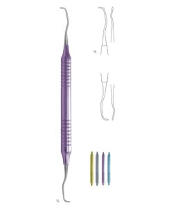 Scalers Ti 17.5Cm Handle,Titanium, Hollow Handle Fig 11/12 10 Mm Premolars, Molars, Messial, Mesiolingual, Mesiobuccal (Q-123-11)