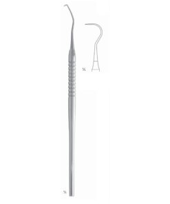 White Scalers 17.5Cm Solid Handle, For General Examination, Especially For Incisors Fig 23 6 Mm (Q-175-23)