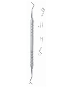 Black Scalers 17.5Cm Solid Handle, Double Ended Fig 1 6 Mm (Q-227-01)