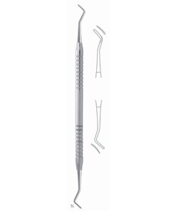 Black Scalers 17.5Cm Solid Handle, Double Ended Fig 63/64 6 Mm (Q-235-63)