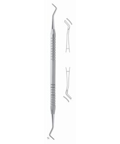 Black Scalers 17.5Cm Solid Handle, Double Ended Fig 77/78 6 Mm (Q-237-77)