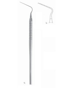 Scalers 17.5Cm Solid Handle, Single Ended, Plugger Fig 90 6 Mm (Q-249-90)