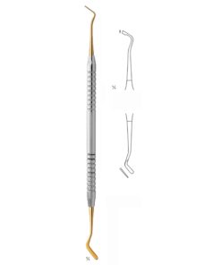 Felt Filling Instruments Ti 17.5Cm Titanium Coated, Solid Handle Fig 1 6 Mm (S-011-01)