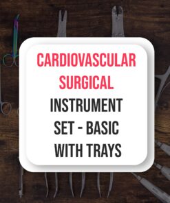 Cardiovascular Surgical Instrument Set - Basic With Trays