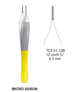 Tc-Micro Adson Dissecting Forcpes, 12Cm,0.3Mm (Tcf.01.12B)