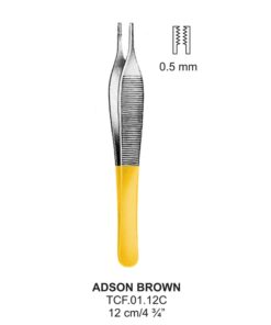 Tc-Adson Brown Dissecting Forceps, 12Cm, 0.5Mm (Tcf.01.12C)