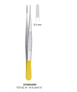 Tc-Standard Dissecting Forceps, 14.5Cm, 0.5Mm (Tcf.02.14)