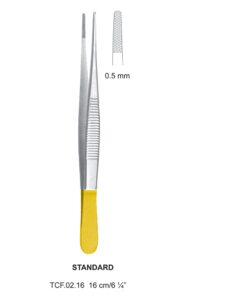 Tc-Standard Dissecting Forceps, 16Cm, 0.5Mm (Tcf.02.16)