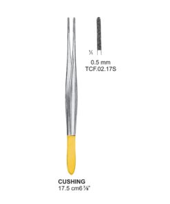 Tc-Cushing Dissecting Forceps, 17.5Cm, Str, 0.5Mm (Tcf.02.17S)