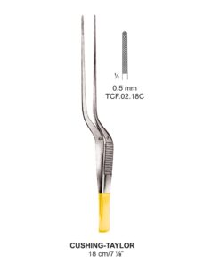 Tc-Cushing Taylor Dissecting Forceps, 18Cm, 0.5Mm (Tcf.02.18C)