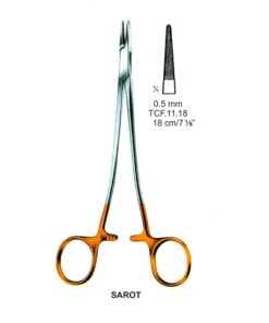 Tc-Sarot Needle Holders 0.5Mm, 18Cm  (Tcf.11.18)