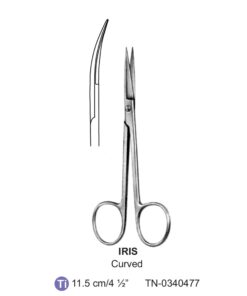 Titanium Iris Fine Operating Scissors, Cvd, 11.5Cm (Tn-0340477)
