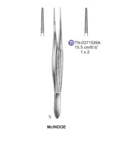 Titanium-Mcindoe Tissue Forceps, 1:2 Teeth, 15.5Cm (Tn-0371526A)