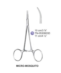Titanium-Micro-Mosquito Artery Forceps, Cvd, 11Cm (Tn-0530803D)