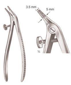 Bohm Technic Pliers 12.5Cm Telescope Crown Pliers, Complete With Interchangeable Diamond Inserts And Allan Key 3.5 Mm X 5 Mm (W-047-12)
