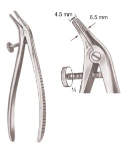 Bohm Technic Pliers 16Cm Telescope Crown Pliers, Complete With Interchangeable Diamond Inserts And Allan Key 4.5 Mm X 6.5 Mm (W-048-16)