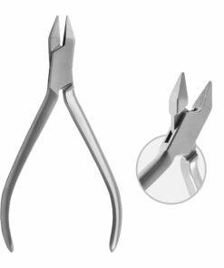 Adams Pliers Maxi, With Two Smooth, Rectangular Beaks , Tungsten Carbide Coded.: Max Wire Thickness: Ø 0.8 Mm, Hard 12 Cm  (W-052-12)