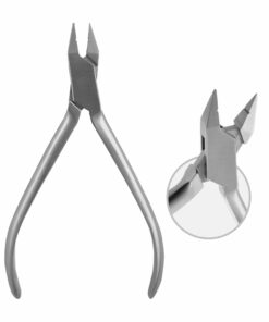 Adams Pliers Medium With Two Smooth , Rectangular Beaks. Tungsten Carbide Coated, Max Wire Thickness: Ø 0.7 Mm, Spring Hard , 12 Cm (W-055-12)