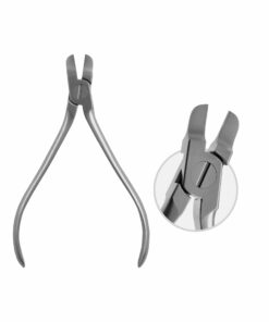Angle/ Tweed Ribbon Arch Pliers For Applying Torque To Square With Hard Metal Inserts.Max. Wire Thickness: F 0.56 X 0.70 Mm / 22 X 28 , 12 Cm  (W-061-12)