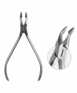 Weingart Universal Pliers For Positioning The Arch And Bending ,  Closing Serrated Tips. With Hard Metal Inserts., Wire Thickness: Ø 0.5 Mm, Hard , 13 Cm  (W-076-13)