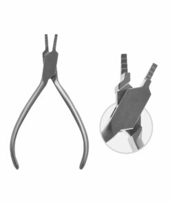 Lingual Bending Pliers Sterilizable, Steps: 1.5; 2.0; 2.5 And 3.0 Mm, Wire Thickness: Ø 0.5 Mm, Hard , 12 Cm  (W-083-12)