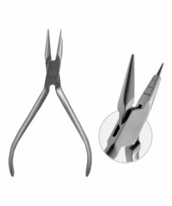 Jarabak Light Wire Pliers Bending The Outer Bows Of A Facebow,Max Wire Thickness: Ø 0.5 Mm, Spring Hard , 13 Cm  (W-104-13)