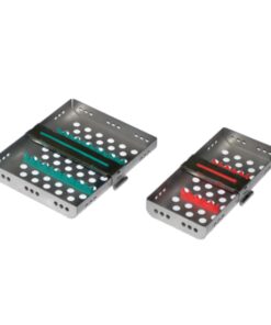 Instruments Cassettes 10 Piece Instuments Tray, Round Bottom With Strip Lock 145 X 182 X 25 Mm (Y-005-02)