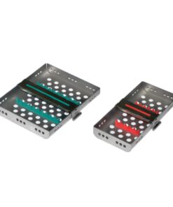 Instruments Cassettes 20 Piece Instuments Tray, Round Bottom With Strip Lock 270 X 182 X 25 Mm (Y-006-03)