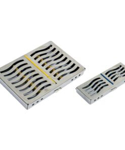 Instruments Cassettes 10 Piece Instuments Tray, Waves 180 X 130 X 22 Mm (Y-011-02)