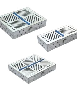 Instruments Cassettes 5 Piece Instruments Tray, Elongated Holes 180 X 80 X 35 Mm (Y-019-01)