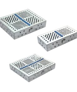 Instruments Cassettes 20 Piece Instruments Tray, Elongated Holes 280 X 180 X 35 Mm (Y-022-04)