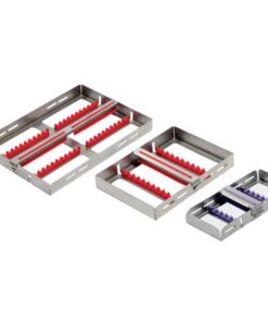 Instruments Cassettes 5 Piece Instruments Tray, Strip Lock "H" Type 180 X 80 X 25 Mm (Y-023-01)