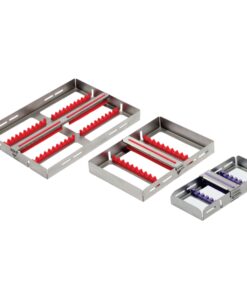 Instruments Cassettes 10 Piece Instruments Tray, Strip Lock "H" Type 180 X 130 X 25 Mm (Y-024-02)