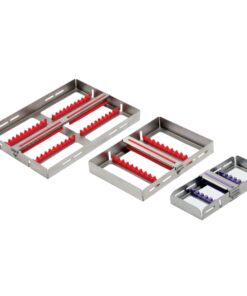 Instruments Cassettes 20 Piece Instruments Tray, Strip Lock "H" Type 260 X 180 X 25 Mm (Y-025-03)