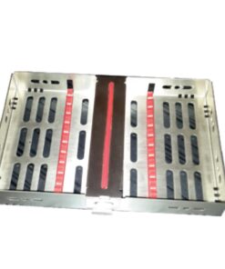 Instruments Cassettes 10 Piece Instruments Tray, Strip Lock 180 X 130 X 25 Mm (Y-027-02)