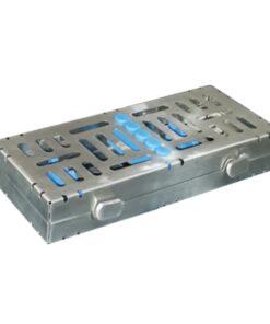 Instruments Cassettes 10 Piece Instruments Tray, Elongated Capsules 142 X 182 X 32 Mm